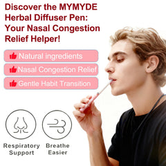 Portable pocket-sized MYMYDE diffuser pen for on-the-go use