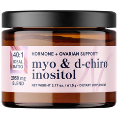 Myo-Inositol & D-Chiro Inositol powder bottle for 30 servings