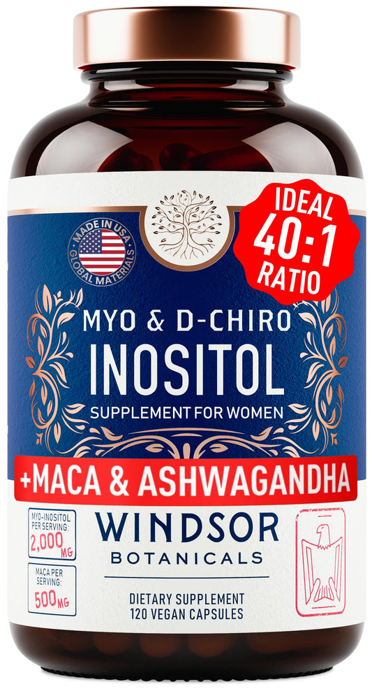Myo and D-Chiro Inositol 40:1 ratio bottle