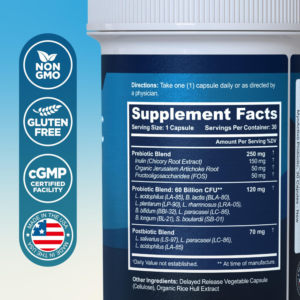 MyoActivo bottle with Aptar packaging