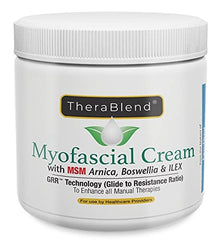 Front view of Myofascial Cream 4 oz bottle