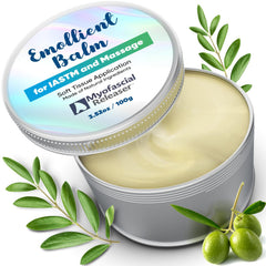 Myofascial releaser emollient balm for a smooth massage glide
