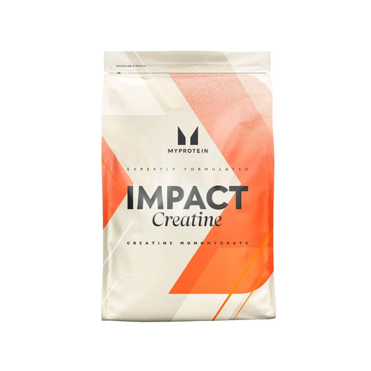 Front view of Myprotein Creatine Monohydrate Powder tub, 2.2lbs