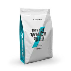 Close-up of a scoop of Myprotein Impact Whey Protein Blend Fruity Cereal powder