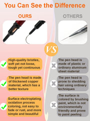 MYR nail art brush 12mm enables smooth strokes and patterns.