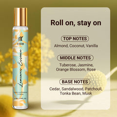 MYRTUS perfume roll-on roller-ball application for precise release.