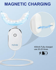 Rechargeable LED whitening light device