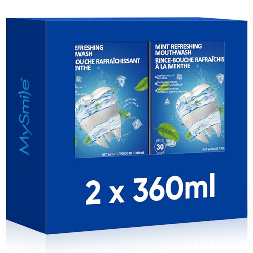 MySmile Alcohol Free Mouthwash bottle and packaging