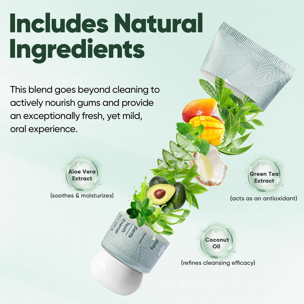 Plant-based ingredients including coconut oil and tea tree extract