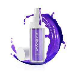 Front view of MySmile Purple Toothpaste tube (30ml)