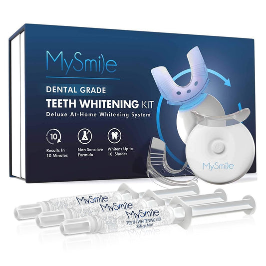 MySmile LED light teeth whitening kit