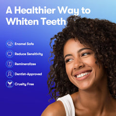 Hydroxyapatite-infused whitening strips