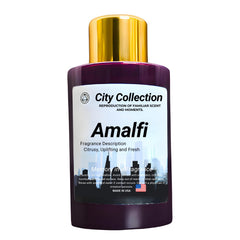 Mystic Romance Amalfi Aroma Oil Blend 120ml bottle in purple