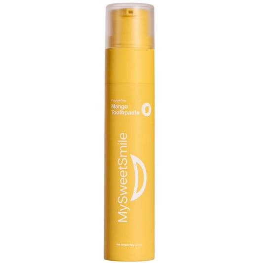 MySweetSmile Mango Toothpaste box and tube