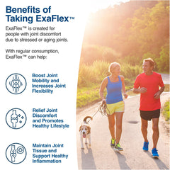 Ingredients: glucosamine, chondroitin, MSM, bromelain, boswellia, turmeric, quercetin