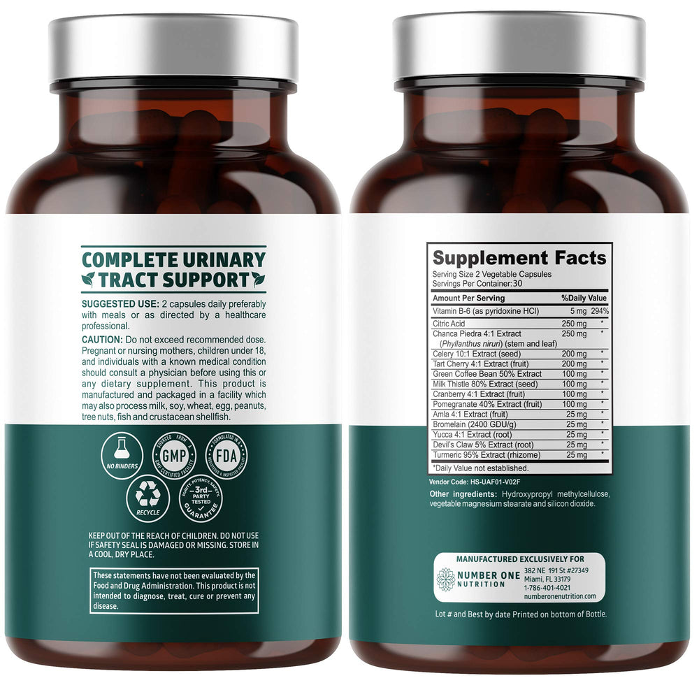 Illustration showcasing the 14 potent herbs in the N1N formula