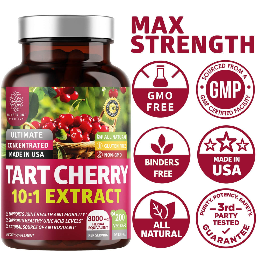 Active lifestyle person taking Tart Cherry Capsules