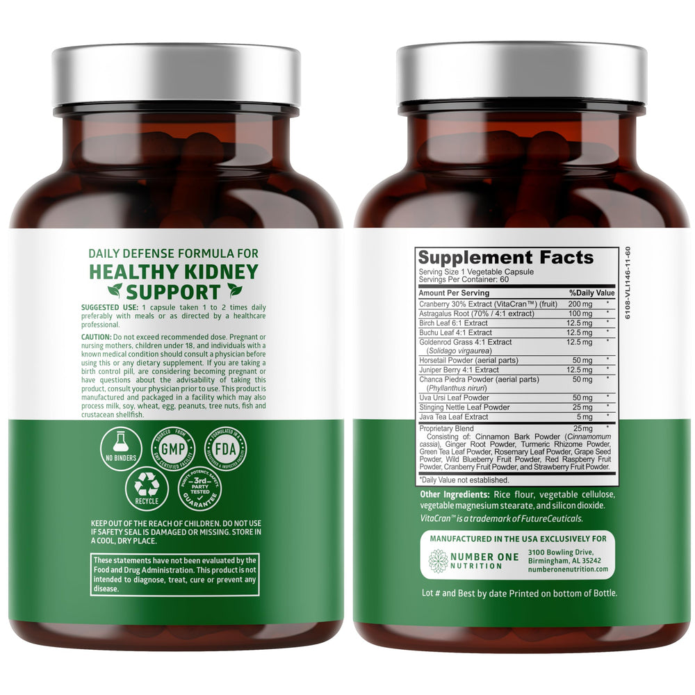 Uva Ursi leaf as an ingredient in N1N Kidney Cleanse