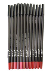 Nabi lip liner 12-piece red tone case—precise contouring and long-wear definition for lips.