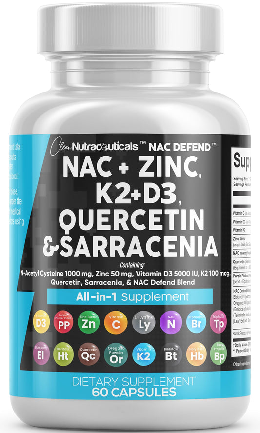 NAC 19-in-1 Immune Support bottle label