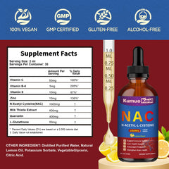 Ingredients: NAC 1000mg with quercetin, zinc, vitamin C and selenium