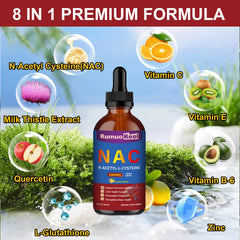 Lemon-flavored NAC liquid drops