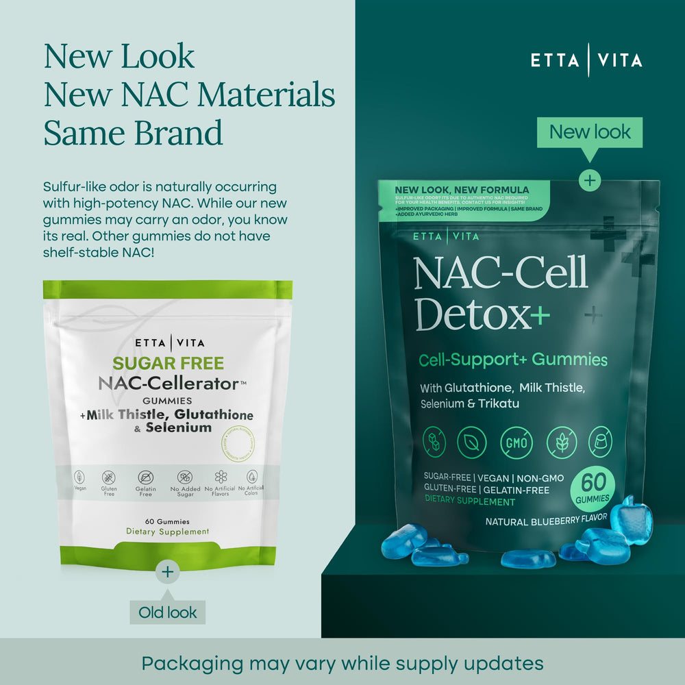 NAC gummies ingredients with Milk Thistle, Glutathione, Selenium