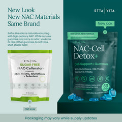 NAC gummies ingredients with Milk Thistle, Glutathione, Selenium