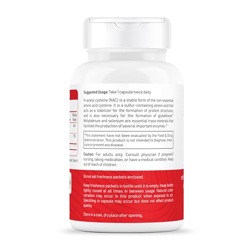NAC supplement ingredients list