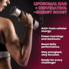 Close-up of NAD+ liquid drops in a bottle