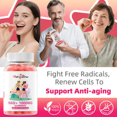 NAD+ Gummies peach flavor – packaging and seal