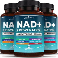 NAD+ Supplement Complex 180-count bottle
