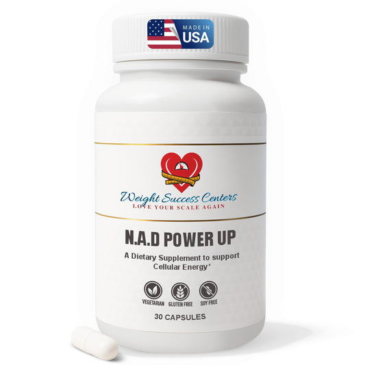 NAD+ Power Up Liposomal supplement bottle – front label