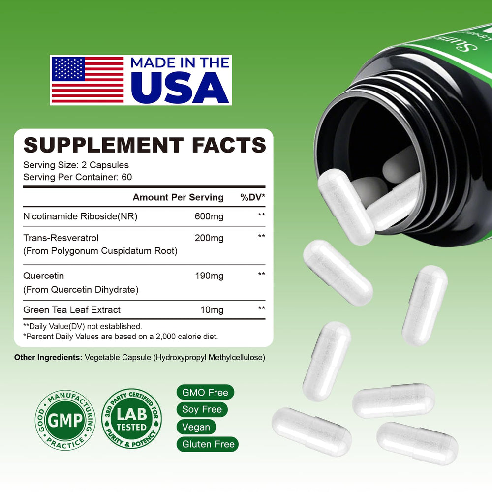 NAD Supplement product packaging and display