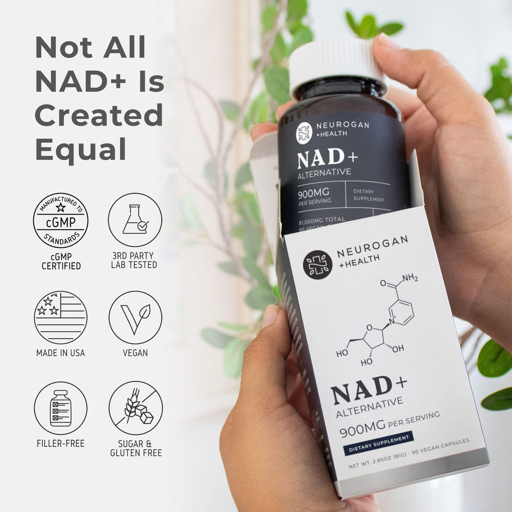 NAD wellness product branding by Neurogan