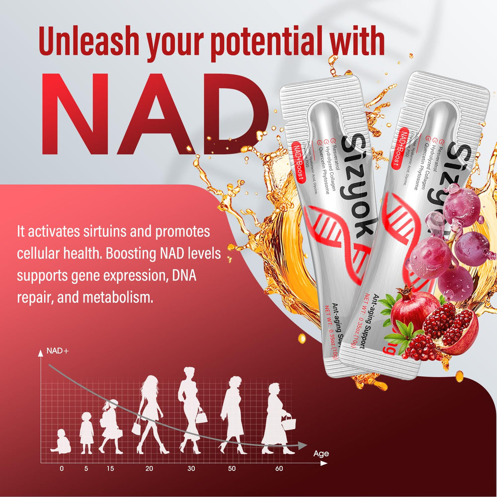 NAD+ cellular health and longevity boost