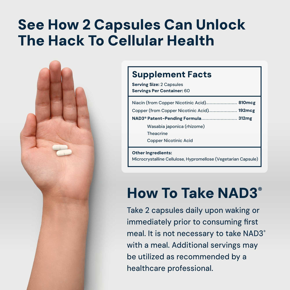 NR/NMN technology behind NAD3