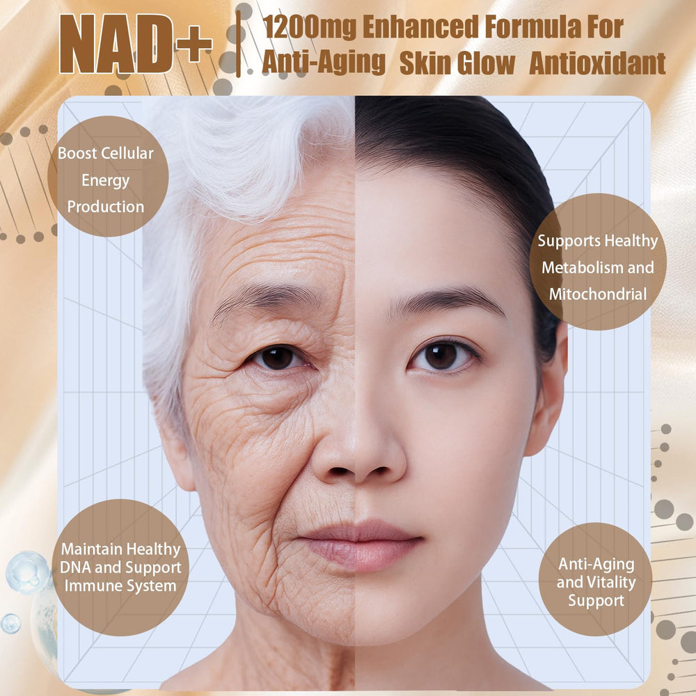 Front view of NAD+ Advanced Cellular Renewal bottle with dropper - image 3