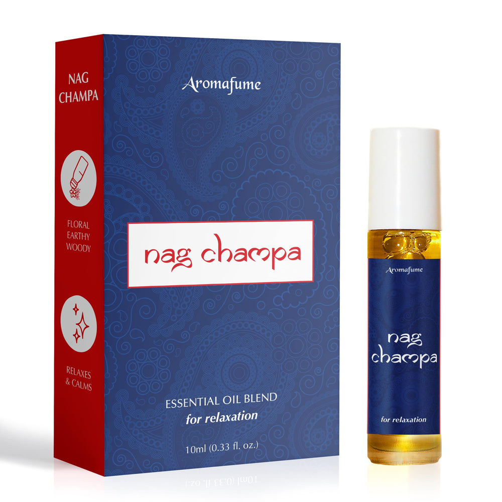 Aromafume Nag Champa essential oil roll-on bottle 10ml