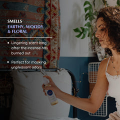 Aromatics blend of Champa, sandalwood, jasmine and geranium