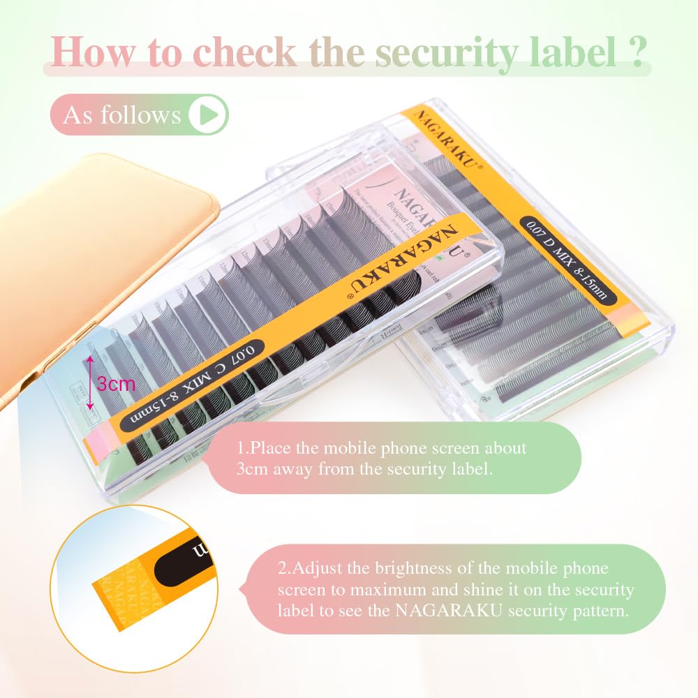 NAGARAKU professional lashes salon-ready for consistent results.