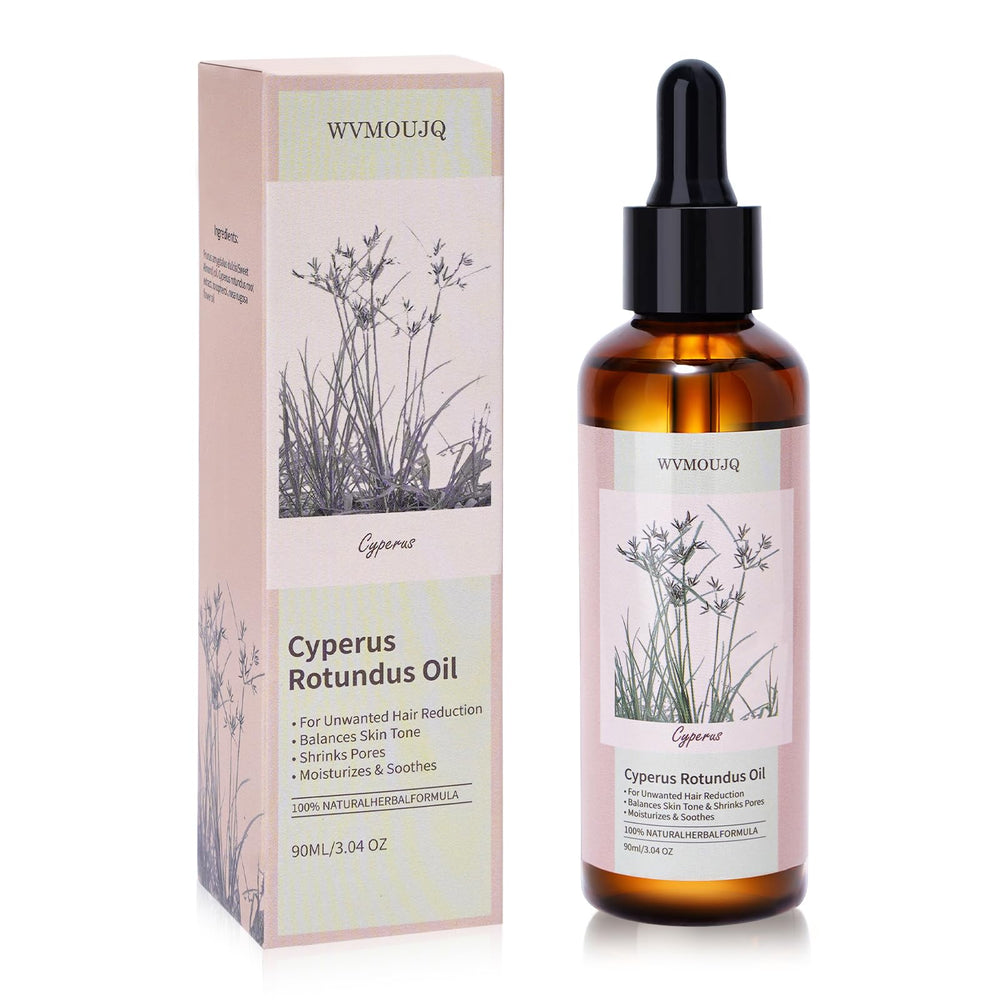 NAIERT Cyperus Rotundus Oil bottle shows a natural formula for smoother skin.