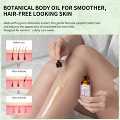 NAIERT Cyperus Rotundus Oil pump dispenses easy, mess-free daily use.
