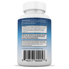 Nail health concept with probiotic capsules