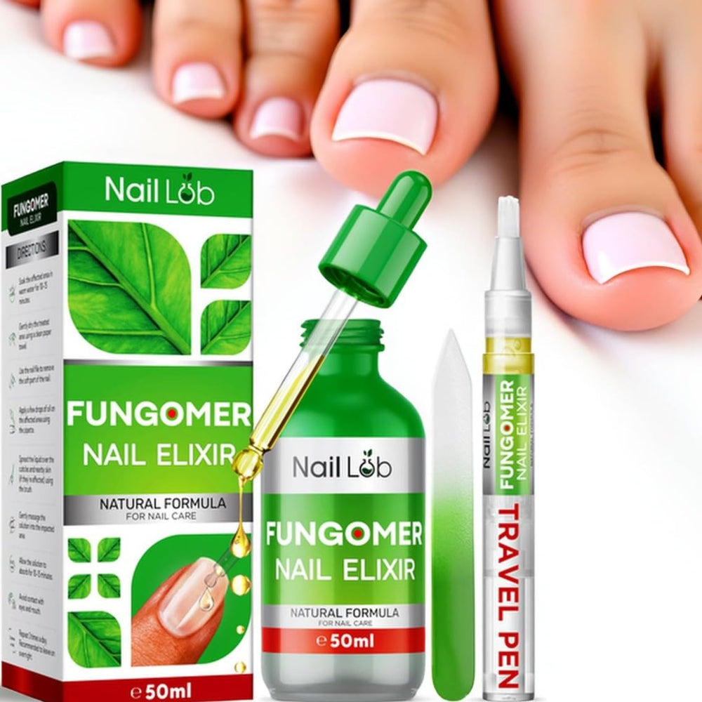 Nail Lab Toenail Fungus Treatment Pen packaging for easy at-home use and odor control.