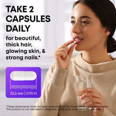 Close-up of healthy nails