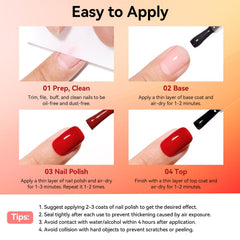 Nailshion Top Coat bottle delivers high-gloss, lasting shield.