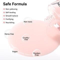 Nailshion Polish Adhesion Gloss helps colors apply evenly and last longer