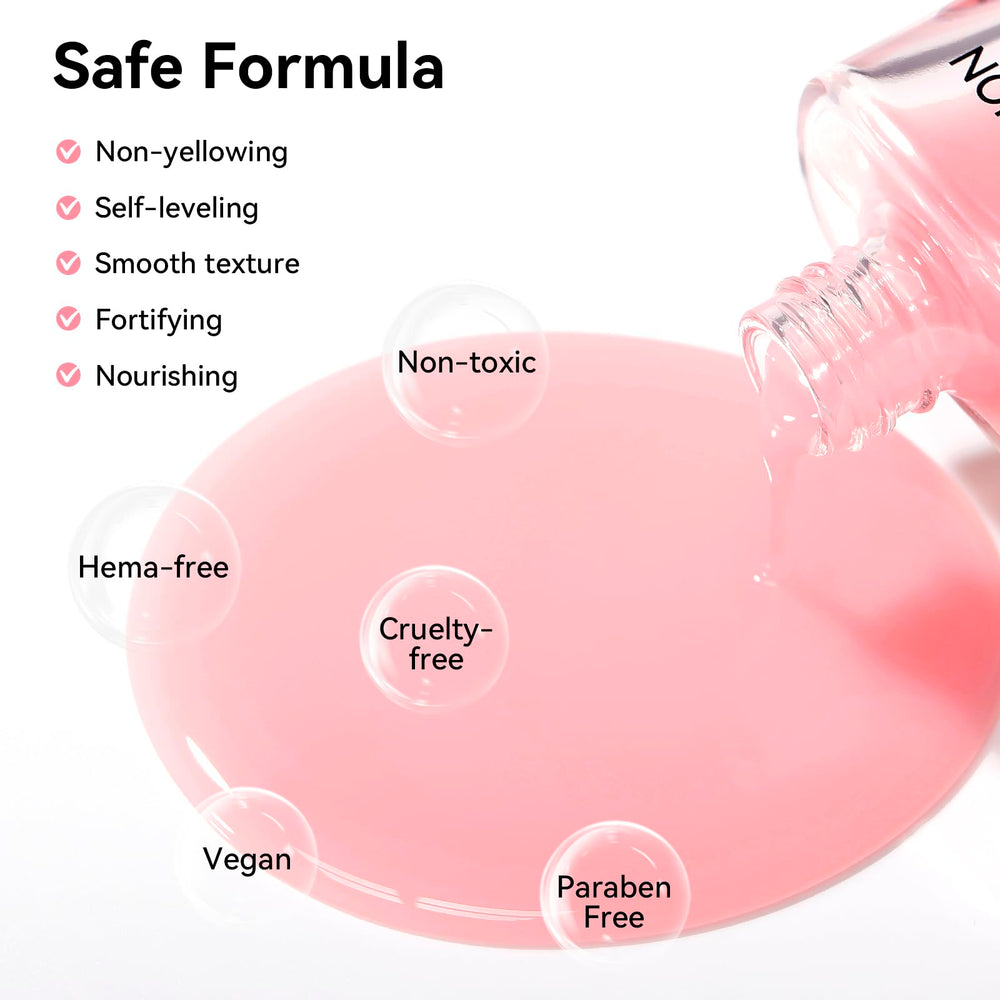 Nailshion vegan formula free from common toxins for a cleaner manicure.
