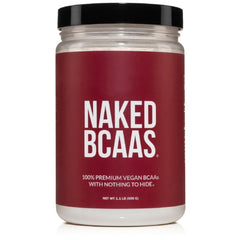 Naked BCAAs 500g unflavored powder container
